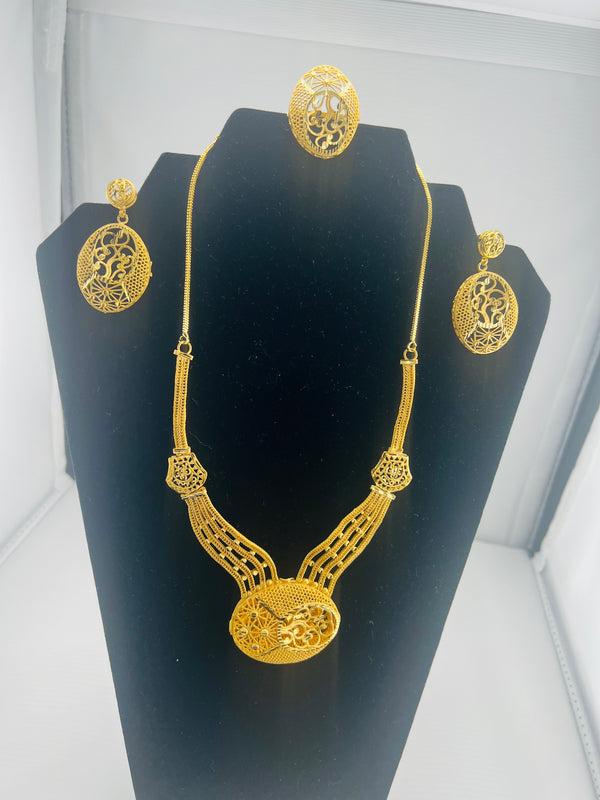 24k gold plated Dubai necklace