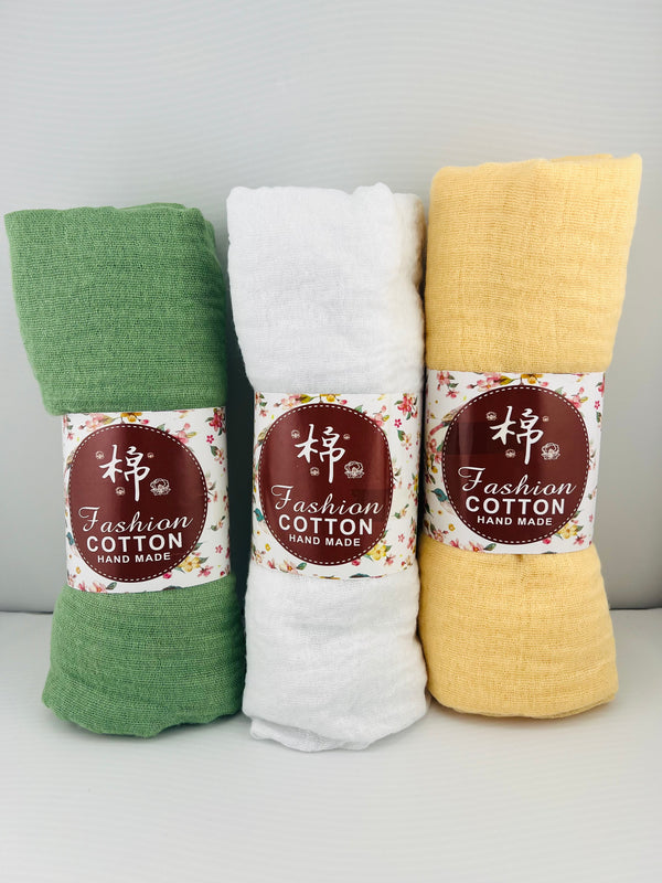 3 Cotton Scarves