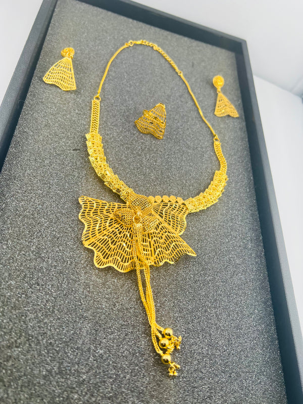 Dubai Gold plated necklace set