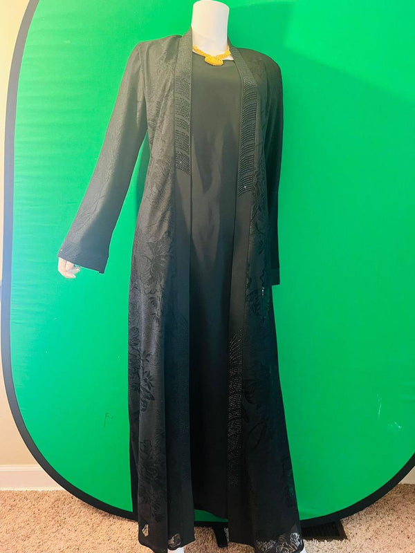 Raven's drift chiffon abaya